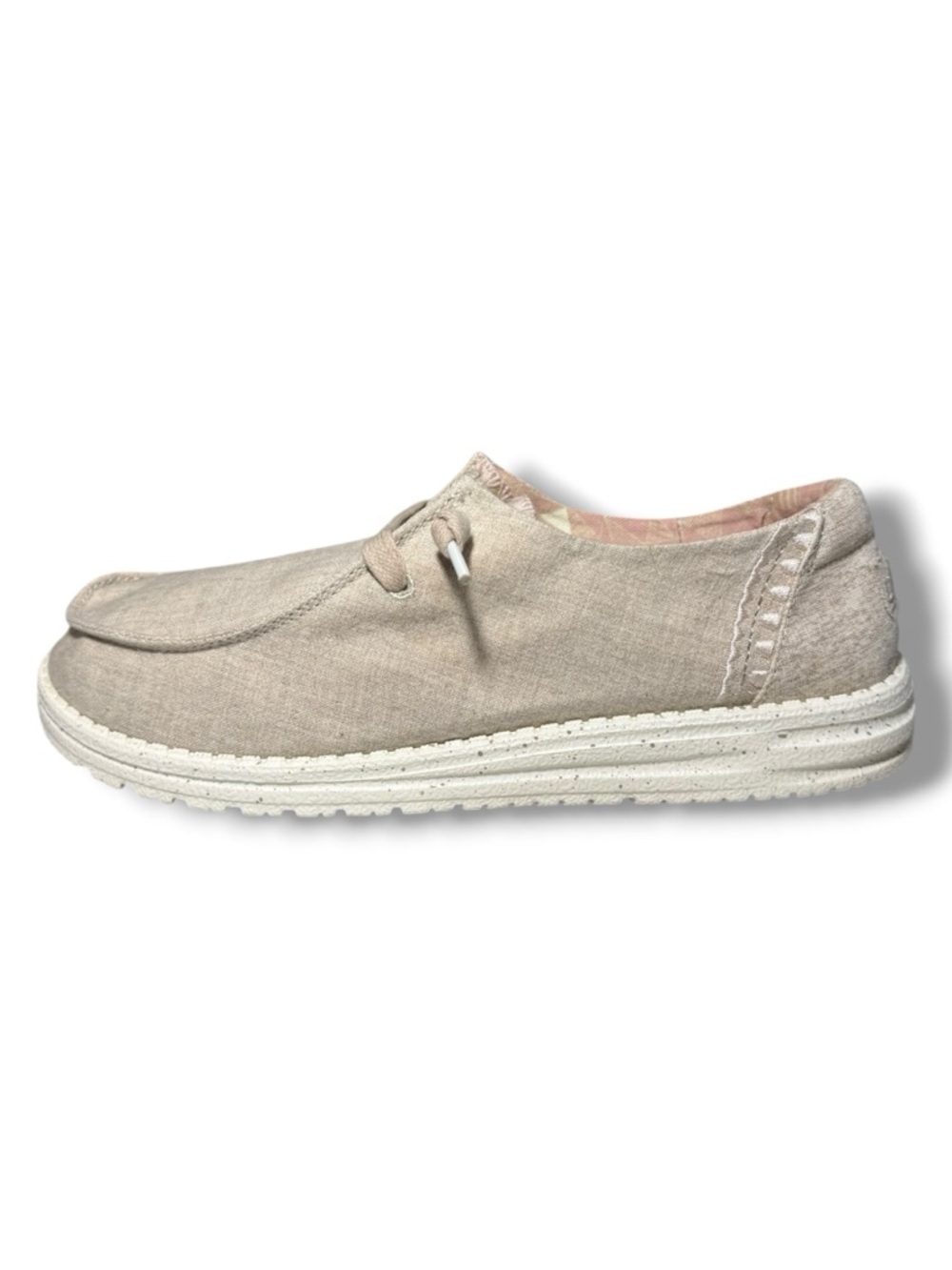 Hey Dude Women’s Wendy Woven Stitch Slip On Shoe Dusty Inca Size 8
